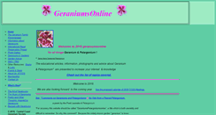 Desktop Screenshot of geraniumsonline.com